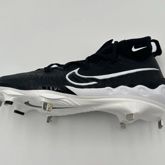 Nike Alpha Huarache NXT Black Metal Baseball Cleats Men's Size DJ6517-001 NEW - Picture 3 of 11